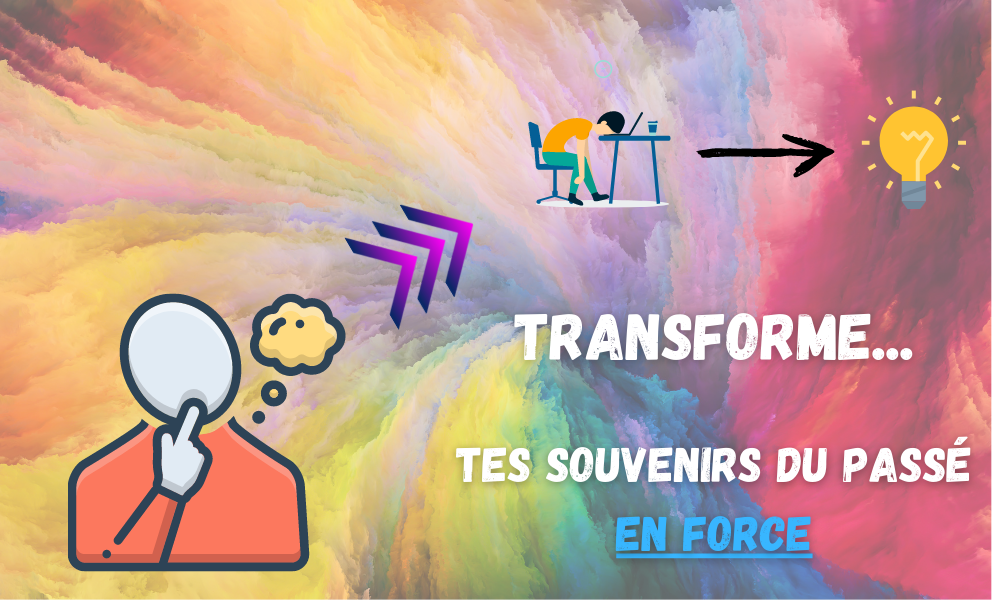 Je pense à un souvenir limitant puis je le transforme en quelque chose de positif. Pour cela, j'étend mes perceptions au delà de moi.