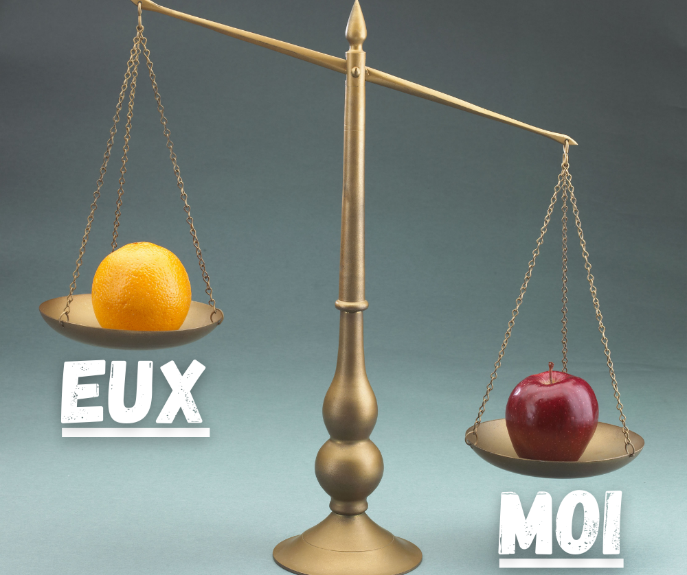 La balance doit toujours être sur le "moi" plutôt que sur le "eux" (le monde extérieur).