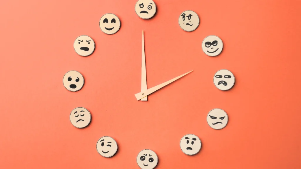 Horloge des émotionsdiminuer-stress