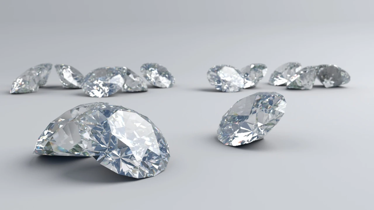 Plusieurs diamants qui représentent les valeurs d'une personne.